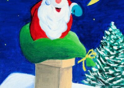 "Santa Claus" oil 2006 / 24x33 cm