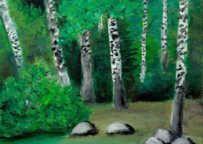 "Birch forest" oil 2006 / 18x24 cm