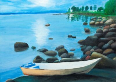 "Käsmu poolsaar" õli 2007 / 46x38 cm / Kingitud