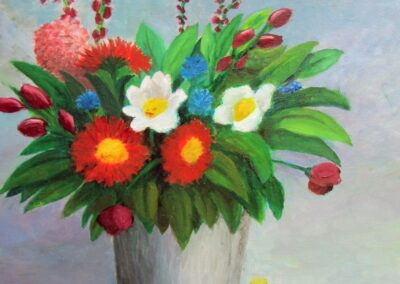 "Lillebukett" õli 2011 / 38x46 cm