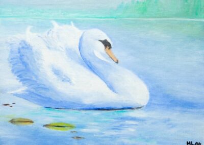 "Swan" oil 2004 / 35x27 cm