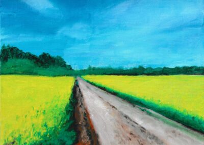 "Põld" õli 2018 / 18x24 cm