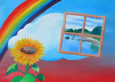 "Raamitud igatsus" õli 2013 / 61x50 cm