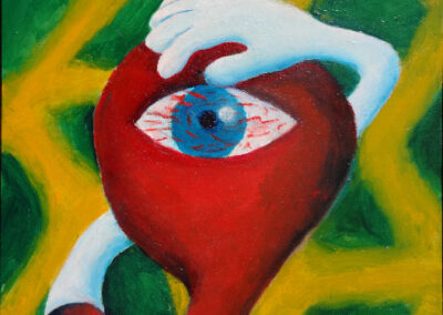 "Secret Eye" oil 2014 / 35x27 cm