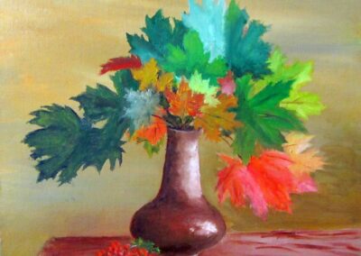 "Sügisvärvid" õli 2012 / 30x30 cm