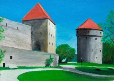 "Tallinna vanalinn" õli 2007 / 35x27 cm