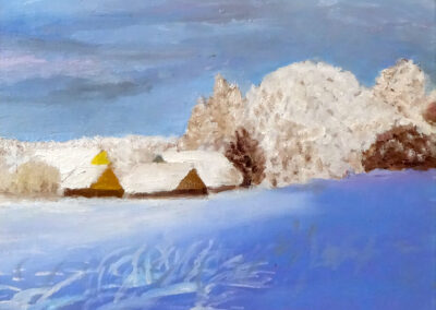 "Talv" õli 2000 30x24 cm