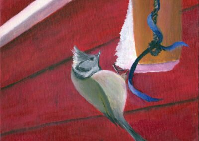 "Tutt-tihane" õli 2010 / 24x18 cm