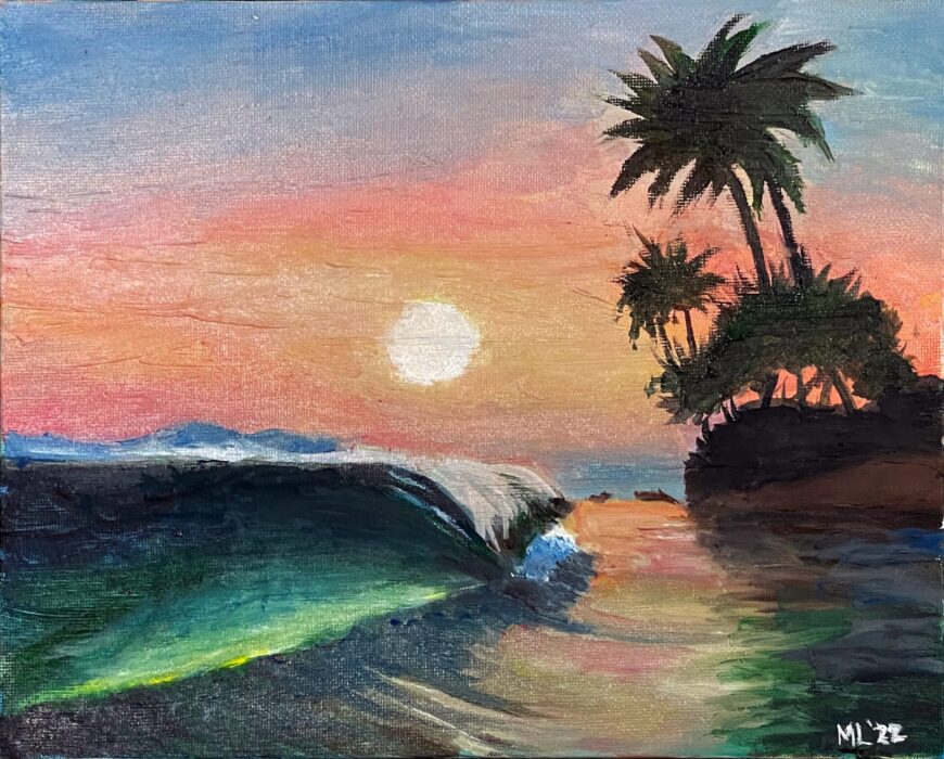 &quot;Laine&quot; oil 2022 26.8×21cm